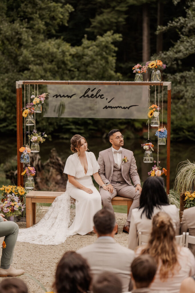 Dekorierte Hochzeitslocation